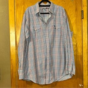 Wrangler George Strait Casual Snap Button Down Shirt